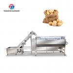 SS Fruit Vegetable Washing Machine Pre - Foaming Lifting Hair Roller Cleaning Production Line for sale