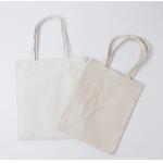 Recyclable 100 Cotton Tote Bags Plain White / Beige Color For Gift Packing for sale