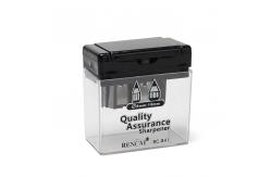 China Wording Office Rectangle Double Hole Pencil Sharpener With Lid supplier