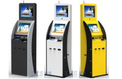 China Indoor Dual Display Self Service Payment Kiosk Interactive With POS Terminal supplier