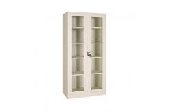 China Office Glass Door Fitting File Storage Locker Powder Coated supplier