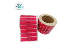 China 3D Printing Tamper Evident Security Packaging Tape , Custom Warranty Void Stickers supplier