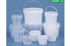 China lightweight White Plastic Toy Buckets With Lid For Toy Organization Solutions supplier