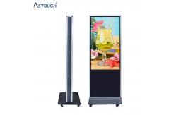 China ODM Double Sided Floor Standing Digital Signage Kiosk 75 Inch supplier