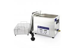 China Medical Tools Heated Ultrasonic Parts Cleaner Digital Timer 10.8 Liter supplier