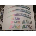 European Style Wet Transfer Decals , Full Colors Vinyl Stickers For Tables for sale
