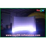 Photo Booth Backdrop Giant Curved Inflatable Photo Booth Wedding Party Decoration Led Inflatable Wall 3x1.5m for sale