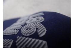 China Raised Twill Flash Silver Surface Heat Transfer Logo Three Dimensional Effect supplier