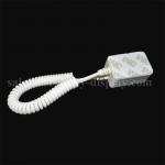 Magnetic Anti Theft 20ft Coiled Cable Tether With 3M Adhesive Backing