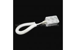 China Magnetic Anti Theft 20ft Coiled Cable Tether With 3M Adhesive Backing supplier