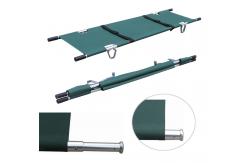 China 214CM Emergency Mobile Ambulance Folding Stretcher Trolley For Resuing Patient 350lb supplier