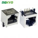 RJ45 1X1 8P8C Without Light Strip Shielded Connector DGKYD55211188GWA1DY4 Ethernet Socket for sale
