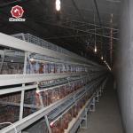 A Frame Hot Dipped Layer Battery Chicken Cage 4 Layers / Cell for sale