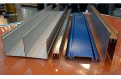 China Powder Coated Aluminium Door Profiles High Precise And High Hardness supplier