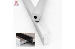 China Powder Coated Aluminium Finger Pull Handles AA6063 Material 3mm Thickness supplier