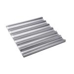 6 slotted aluminum french bread baking pan baguette baking tray for sale