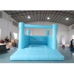 PVC Material Inflatable Bouncy Jumping Castle Blue Slide Commercial Castle Inflatable Kids Bounce House for sale