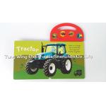 Toy Trucks Push Button Sound Module , Indoor Kid's musical book for baby for sale