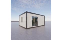 China Soundproof Prefabricated Container Homes With Rock Wool Sandwich Panel supplier