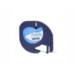 Compatible 91201 Label Tape Cassette Black On White PET Material 12mm * 4m For Dymo for sale