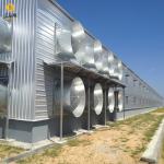 Customizable Farm Steel Structure Poultry House Galvanized For Automated Ventilation