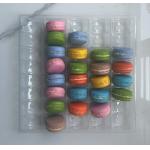 Wholesale Macaron Box Packaging 12pcs  Embossing Printing Handling for sale