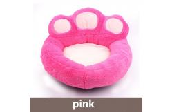 China Teddy Dog Sleeping Pad Bear Paw Short Plush Pet House Bed supplier
