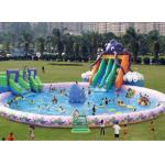 Large Inflatable Water Slide With Pool Adult Water Slide Bounce House Inflatable Slide for sale