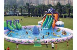 China Large Inflatable Water Slide With Pool Adult Water Slide Bounce House Inflatable Slide supplier