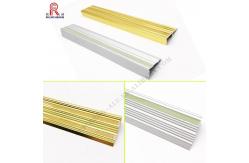 China Photoluminescent Aluminum Step Edge Trim 3mm Thickness Anti Slip supplier