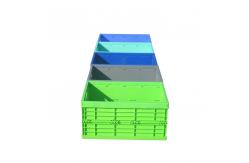 China 30kgs Loading Capacity Virgin PP Collapsible Stacking Containers 600*400 mm Series supplier
