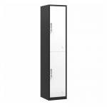Vertical 2 Doors Steel Clothes Wardrobe Metal Bedroom Storage Locker for sale