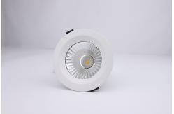 China Round IP65 Recessed Downlight With COB LED Light Source / 60° Beam Angle supplier
