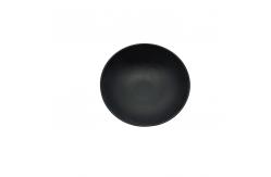 China 7'' Home Melamine Soup Bowl Dinnerware Matte Black Deep Round supplier