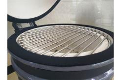 China Kitchenware Dark Grey 12.5 Inch 31.8cm Small Ceramic Grill supplier