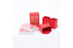 China Meita Learning Game Cards Black PVC Playing Cards supplier