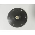 Chemical Resistance Solenoid Valve Diaphragm with Wide Operating Temperature Range in Black Finish for sale