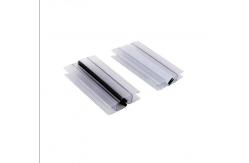 China Shower Room/Cabins Waterproof Translucent Vinyl Edge Seal Glass Door PVC Sealing Strip supplier
