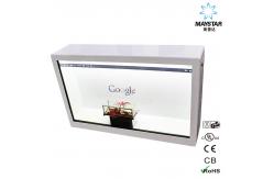 China High Brightness Transparent LCD Touch Screen For Product Advertising supplier