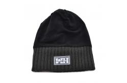 China Custom Embroidery Blank Beanie Hat 58CM Common Fabric supplier