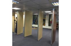 China 85mm Thickness Removable Wooden Partition Wall / Folding Room Partitions supplier