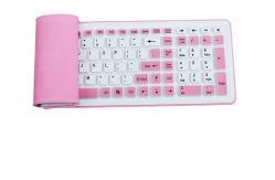China SGS Waterproof Foldable Laptop Silicone Keyboard 30 Shore A supplier
