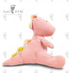 28 X 32cm Soft Plush Toy PP Cotton Plush Pink Dinosaur Plushie Animal