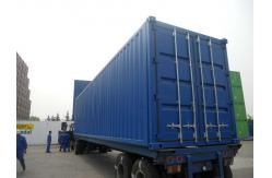 China Transportation Insulated Shipping Container , Steel Storage Containers Side Open supplier