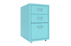 China Three Drawers Mobile H485mm HELMER Drawer Unit On Castors supplier