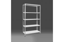 China Black Home Office Use Steel Storage Rack With 5 Adjustable Shelves supplier