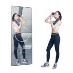 Fitness Magic Mirror Digital Signage Touch Screen Kiosk For Workout Exercise for sale