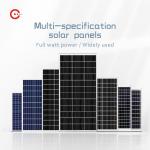 All Black BIPV Solar Panels Monocrystalline Silicon Solar Panel 6v 540w for sale