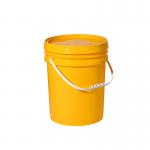 Food Grade Unbreakable Empty Gallon Plastic Buckets With Handle And Lid For Car Shampoo for sale