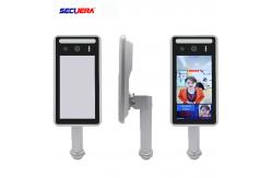 China Infrared 7 Inch Display 800*1280 Face Recognition Thermometer supplier